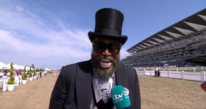 Watch: 'Universe Boss' Chris Gayle makes surprise appearance at racecourse; his attire steals the show