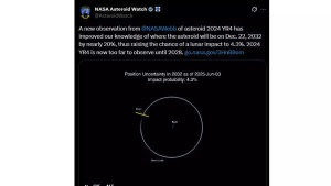 ‘City killer’ asteroid may hit the Moon in December 2032 could threaten satellites around Earth; experts warn
