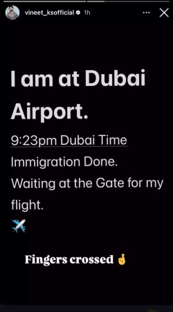 Vineet Kumar Singh gets stranded at Dubai airport as UAE closes airspace amid missile strikes: 'Fingers crossed'