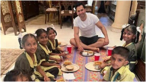 Varun Dhawan Celebrates Durga Ashtami with Children, Shares Heartwarming Moments
