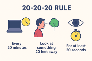 What is the 20-20-20 eye rule and how it can improve vision