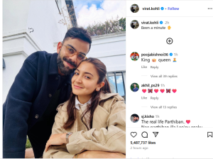 Internet on fire! Virat Kohli's latest post gets over 5 million likes in just two hours: What is it about?