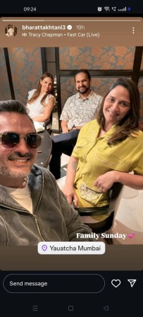 'Family Sunday': Esha Deol reunites with ex-husband Bharat Takhtani at family lunch a year after divorce, sister Ahana Deol joins