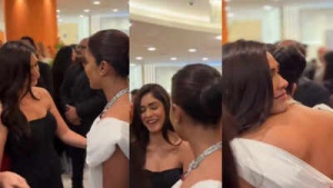 Priyanka Chopra's Heartwarming Encounter: Mrunal Thakur Moved to Tears at Star-Studded Event - WATCH