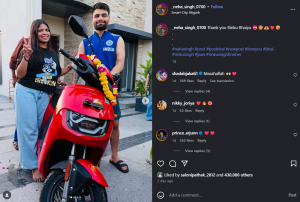 Rinku Singh's Heartwarming Gift: Asia Cup Hero Surprises Sister with Electric Scooter After Triumph