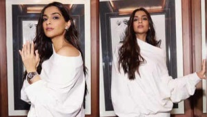 Sonam Kapoor Sparks Pregnancy Speculation with Oversized Outfit Choice: See the Photos