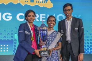 Chess Champion's Silent Assist: How 'Karthi Anna' Fueled R Vaishali's Grand Swiss Triumph