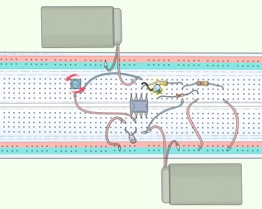 How to Build a Blinking Light Circuit Using Basic Components