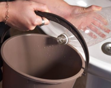 How to Fill a Large Bucket from a Sink