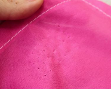 How to Remove Needle Marks from Fabric