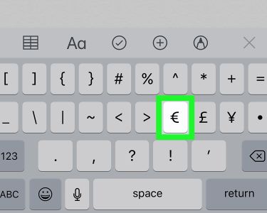 How to Type the Euro Symbol