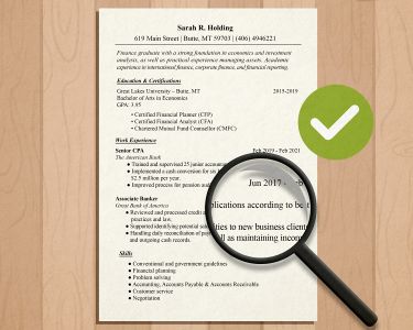 How to Write a Resume for a Banking Job