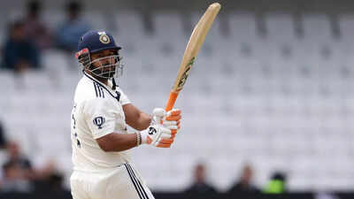 Rishabh Pant in action against England.