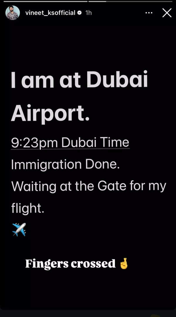 Vineet Kumar Singh gets stranded at Dubai airport as UAE closes airspace amid missile strikes: 'Fingers crossed'