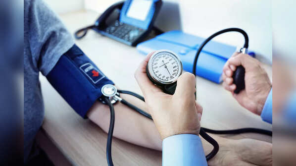 Checking blood pressure