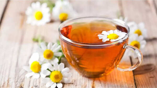 Soothing chamomile tea for better sleep