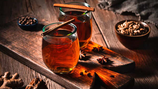 Warm and comforting cinnamon tea
