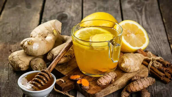 Cup of ginger tea for digestive health