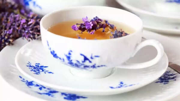 Aromatic lavender tea for relaxation