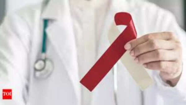 Close-up image of oral cancer