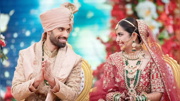 ​A wedding straight out of television