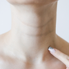 Dark, patchy skin around the neck or underarms
