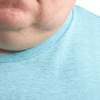A fat or thick neck that feels heavy
