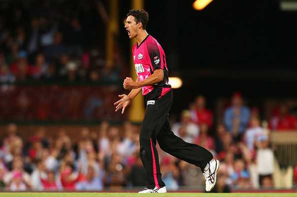 Mitchell Starc has picked 20 wickets in 10 games so far in the BBL